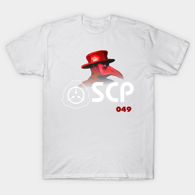 SCP 049 "the plague doctor" (Red) T-Shirt by War1ntoMe